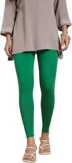 TWIN BIRDS Tailored Cut & Classic Fit Stretchable Viscose Elasthane Fabric Ankle Length Leggings for Women