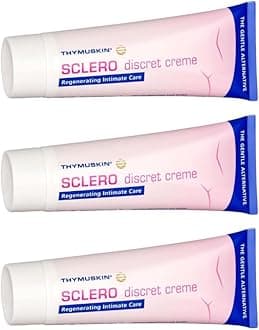 Thymuskin Sclero Intimate Skin Care – Calming Cream for Dry, Itchy, or Sensitive Skin – Supports Skin Regeneration, Hydration & Comfort – Ideal for Delicate, Aging, or Reactive Skin- Pack of 3