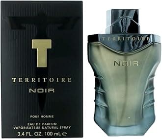 Territoire by Yzy Noir Eau De Parfum Spray for Men, 3.4 Ounce
