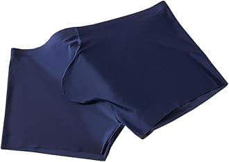 Men's Pouch Trunks Ice Silk Enhance Underwear Briefs Low-Rise Ultra-Thin Bulge Pouch Sport Underpants