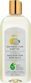 - Softness Care Baby Oil with Sweet Almond, Chamomile & Vitamins C & E | Hypoallergenic & Paraben-Free | Ideal for All Skin Types | Gentle Formula for Sensitive Newborn Skin