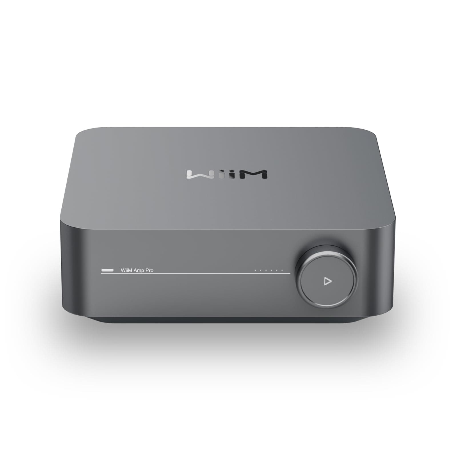 Amp Pro: Multiroom Streaming Amplifier | Compatible with Google Cast, Alexa | HDMI, Voice Control | Stream from Spotify, Amazon Music, Tidal & More - Dark Gray