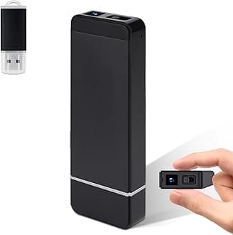 CENGFERDER 1080P Mini Video Camera,Portable Loop Nanny Recorder Camera with Motion Detection for Home Security（Does not Include Memory Card）