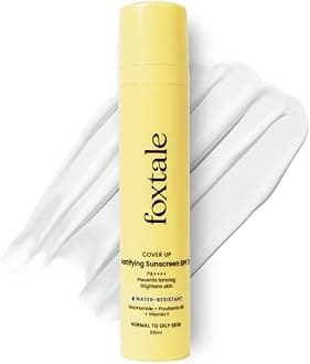 SPF 70 Gel-Cream Sunscreen for Oily Skin | Oil Control Sunscreen with PA++++ & Niacinamide | UVA UVB Protection | Prevents Tan | Lightweight, Pore-minimising, No White Cast | 50ml