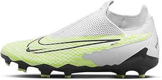 NikeMen's Phantom Gx Academy Df Fg/Mg Soccer Shoe, Barely Volt/Gridiron-Barely Gr, 10 UK, Barely Volt Gridiron Barely Gr, 45 EU