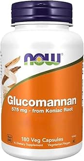 Glucomannan 575 mg 180 Capsules