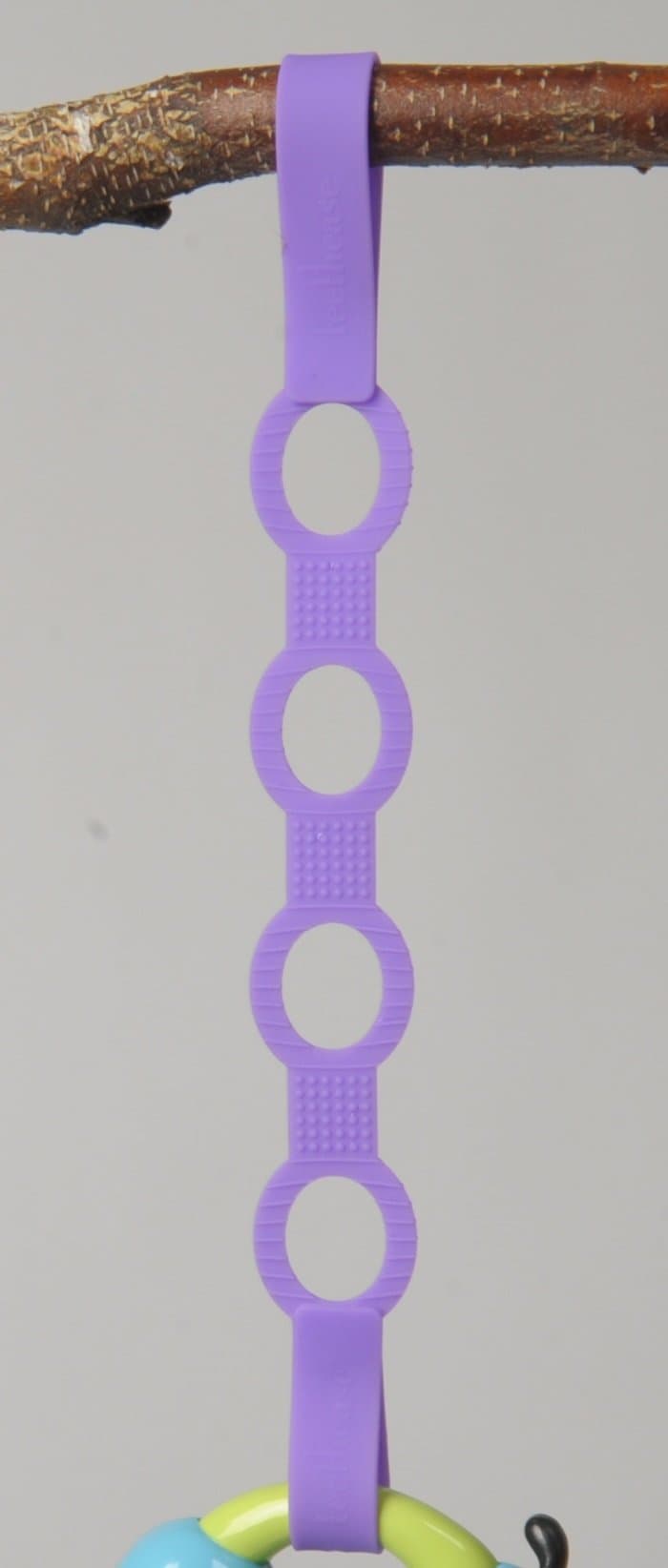 STOP THE DROP Teething Tether (Purple)