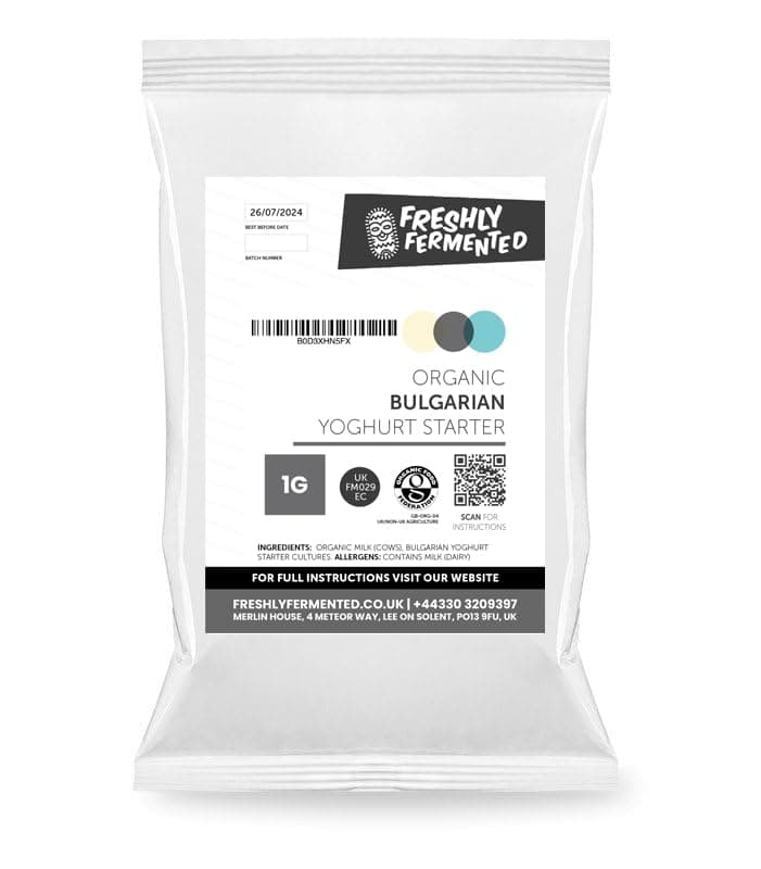 フレッシュ発酵 - オーガニックブルガリアヨーグルトスターター
