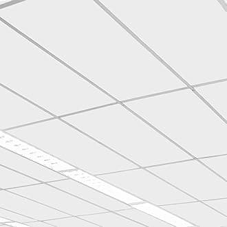 Ceiling Expert Suspended Vinyl PVC Gypsum Laminated Ceiling 6 Tiles, 1195 mm Length x 595 mm Width