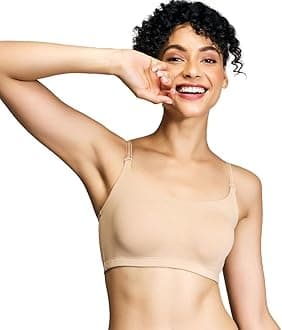Women's Cotton Wire Free Casual Bralette T-Shirt Bra Bra, NYB165, Black, XS, 1N