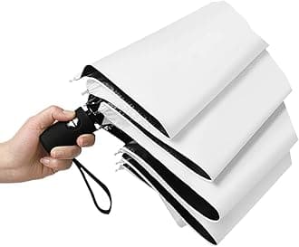 CloudiaAutomatic Windproof Travel Umbrella, Umbrella in Rain and Sun for Women and Men
