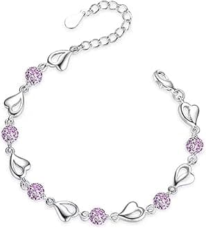 Freshwater Pearls Bracelet for Women Boho Natural Cute Delicacy Crystal Bracelets Dainty Gifts for Her