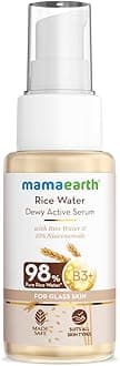 Mamaearth Rice Water Face Serum | 10% Niacinamide & 98% Pure Rice Water | Hydrates, Evens Skin Tone & Improves Skin Texture | Lightweight & Fast-Absorbing | For All Skin Types | 1.69 Fl Oz (50ml)