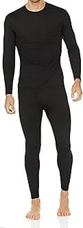 Long Johns Thermal Underwear for Men Fleece Lined Base Layer Set for Cold Weather