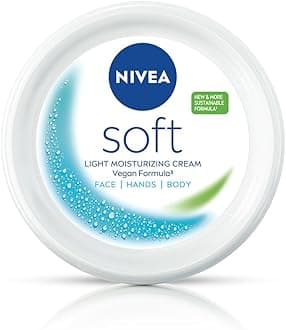 NIVEA Soft Light Moisturizer, 300 ml | Instant Hydration with Vitamin E & Jojoba Oil | Non-Greasy Cream for Face, Body and Hands | For Smooth, Healthy Skin