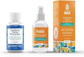 Almond ClearSoothing Daily Moisturizer and Face & Body Clearing Serum, Level 1 (4 Fl Oz)