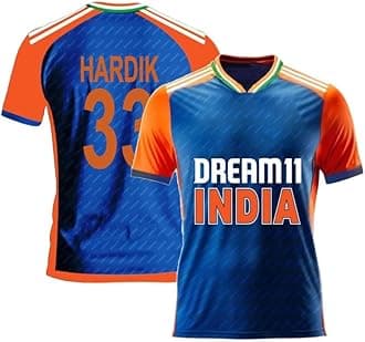 Sports IND T20 Cricket Team Rohit Sharma 45 2024 Jersey