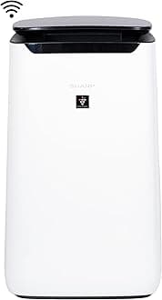 Smart Air Purifier for XL Rooms – Covers up to 2,430 sqft in one hour, Compatible w/Alexa, True HEPA Filter Air Purifier for Living Room, Dust, Smoke, Pollen - FXJ80UW