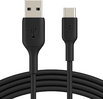 USB C to USB A Cable, 3.3ft, 15W - Type C Charger, iPhone Charger Cord for iPhone 16, Galaxy S25, Pixel 9, AirPods, iPad Pro, Tablet, Switch 2 & More, CarPlay - Black