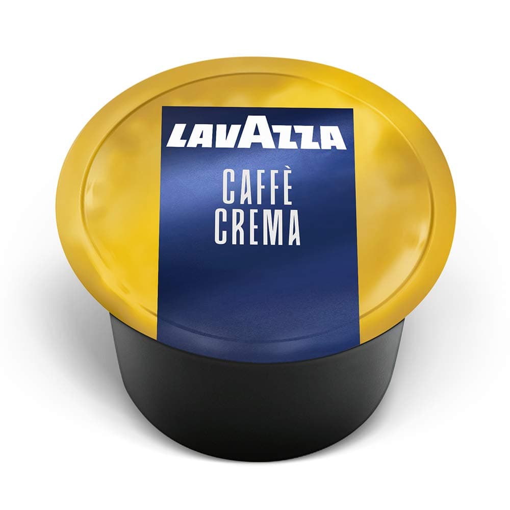 Blue Single Espresso Caffe Crema Coffee Capsules, Value Pack, Blended and roasted in Italy, Sweet blend from its aromatic notes of biscuits and jasmine,100% Arabica, 100 Count