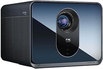 Formovie X5 | 4K HDR 10+ DLP Projector | 60-1000" Display | Denon Atmos Sound | 2450 CVIA Lumens | Wi-Fi6 + 4K FireStick (included) | 20,000 Hours Lamp Life