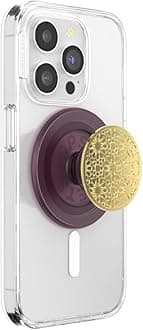 PopSockets Round Phone Grip Compatible with MagSafe, Adapter Ring Included, Phone Holder, Wireless Charging Compatible - Mosaic