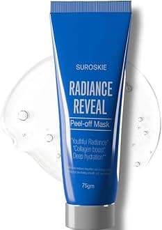 Radiance Reveal Peel Off Mask 75G | Honey, Milk Protein & Collagen | Hydration, Brightening, Instant Glow & Plumped | Korean Inspired Skin Care| Peel Off Face Mask For Men & Women