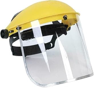 NEW INDUSTRIAL CLEAR WIDE VISOR FACE SHIELD EYE PROTECTION GUARD SAFETY WORK WEAR WELDING GRINDING AND BROW GUARD