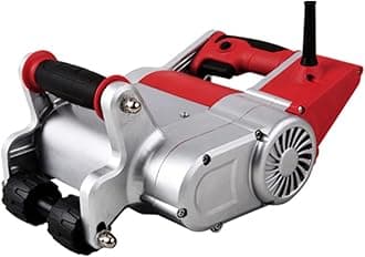 Wall Groove Cutting Machine, 110V 1100W Electric Floor Wall Chaser, Groove Concrete Cut Slotting Machine, Handheld Floor Brick Wall Chaser Groove Tool