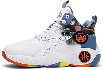 Mens Basketball Shoes, Youth Basketball Sneakers, Anti Slip Basketball Trainers Sports Shoes for Men Indoor and Outdoor