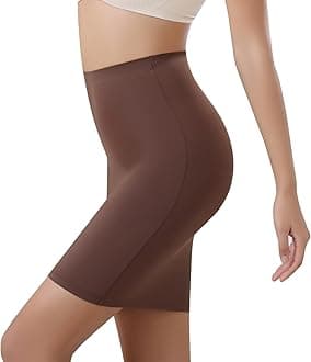 Women Body Shaper Shaping Half Slips Underskirt Tummy Control Shaping Half Slips Body Shaper High Waist Slimming Slip Seamless Underskirt for Women