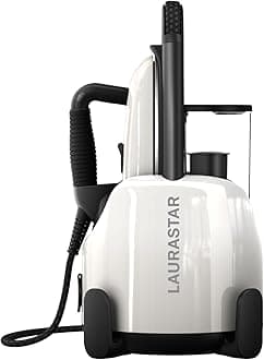 Lift Pure White, 3in1 Portable Steam Station, Irons, Steams and Purifies Clothing, Hygienic Steam, Design, Removable Water Tank, Vertical Ironing, White