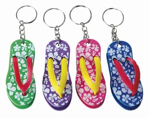 Flip Flop Keychain, Package of 144