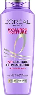 L’Oréal Paris L'Oreal Hyaluron Moisture 72H Moisture Filling Shampoo | With Hyaluronic Acid | For Dry & Dehydrated Hair | Adds Shine & Bounce 180ml
