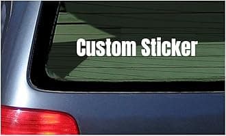 Sponsored Ad - Make Your Own Design Custom Hashtag Stickers Window Sticker Vinyl Car Decals Personalized Customized Text Lettering Names