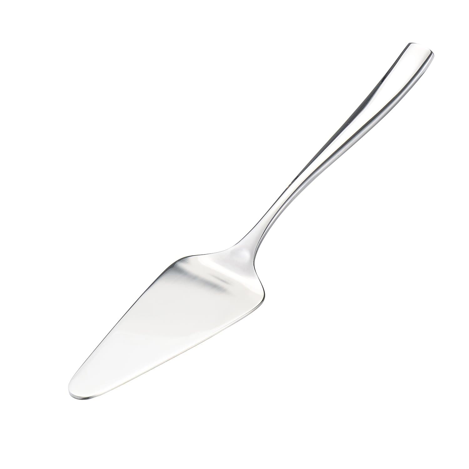 KSENDALO Pie Cake Server, Stainless Steel Pastry Spatula, Serving for Birthday, Wedding, Party, Celebration, Home, Dishwashersafe, Silver
