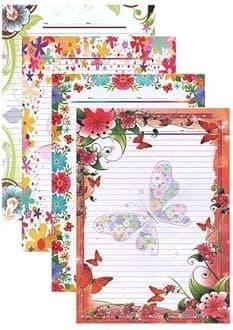 DSR Pack of 80 Sheets A4 Multipurpose Art and Craft Sheets with One Side Ruled Lines and Color Paper for Assignment, Project (Pack of 80)