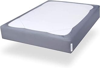 Box Spring Cover Queen Size, Alternates for Bed Skirt, Smooth and Elastic Woven Material Wrap Around 4 Sides of The Box Spring, Wrinkle & Fading Resistant, Washable, Dustproof, Grey, 10 Pack