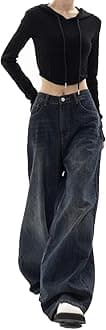 Y2k Jeans Y2k Pants for Women Y2k Baggy Jeans for Women Wide Leg Jeans Fall Fashion 2023 Pants