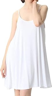 Women's Nightgown Cami Cotton Sleepwear Plus Size Sleeveless Loungewear