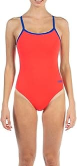 Arena Women's Team MaxLife Swimsuit Solid Challenge Back One Piece Competition Training Bathing Suit Athletic Swimwear