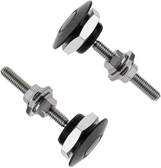 Pack of 2 Quick Release Latch Lock Clip Push Button Bonnet Kit 1.25in/32mm Diameter Universal Aluminum Alloy Quick Latch Lock for Auto Car Bumper License Plate Hood or Various DIY(2Pack)