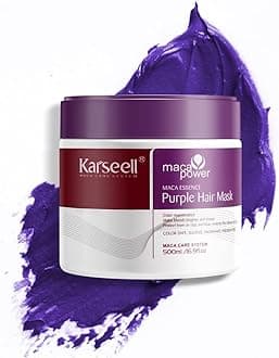 - Purple Hair Mask, 16.90 oz | Blonde Hair, Neutralizes Brass, Gray Hair, Highlighted Hair, Moisturizing, Smoothing