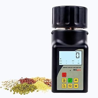MG-Pro Portable Mini Cup Grain Moisture Meter for Coffee,Cocoa,Rice,Wheat 25 Kinds Grains Moisture Tester Wiht 99 Groups Data Storage