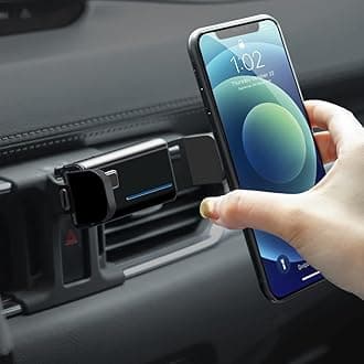 BEERTE Phone Holder fit for Mazda CX-5 2017-2026 Electric Clamping Mobile Phone Mount 360-degree Rotatable Adjustable Safe and Convenient Phone Navigation for 4-7 inches Smartphone