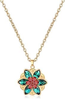 Gold Princess Necklace for Women Lost Princess Inspired Together In Paris Halloween Christmas Birthday Gift