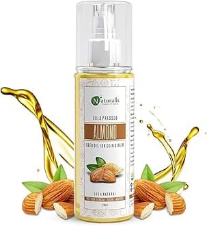 Essence Of Nature Cold Pressed Sweet Almond Oil For Hair & Skin, 200 Ml