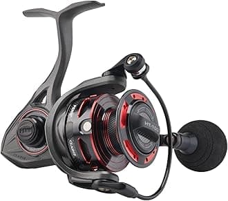 Penn Clash II Spinning Reel - Lightweight Saltwater Shore and Kayak Fishing Reel for Lure Fishing - Sea Fishing Reel for Bass, Pollack, Cod, Wrasse, Grey/Black