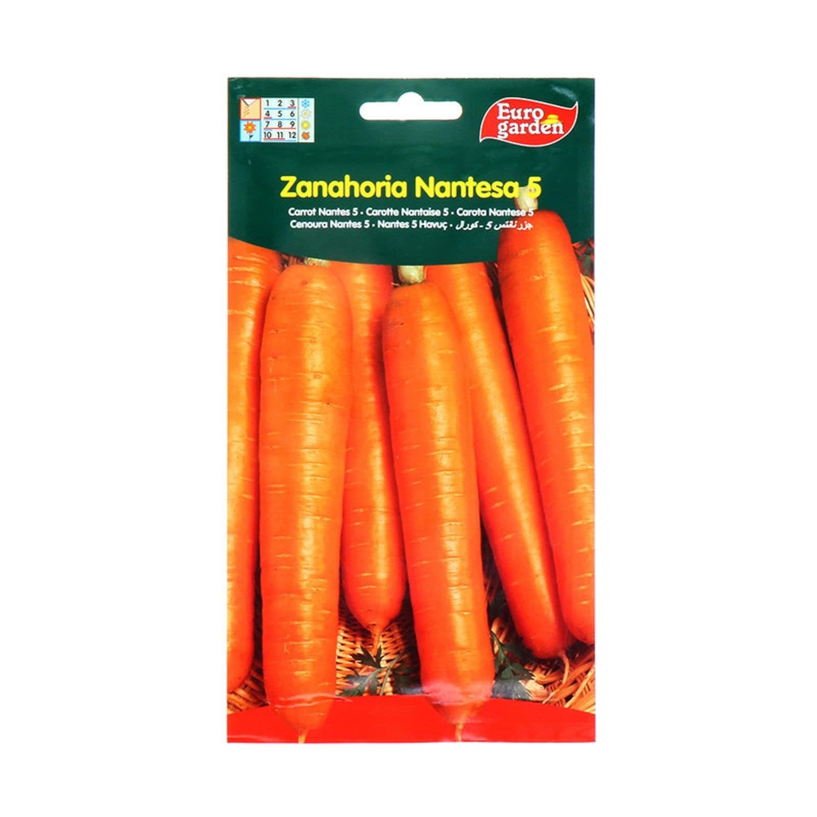 Euro Garden Nantesa 5 Carrot Seeds