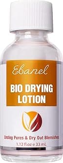 Ebanel Bio Drying Lotion Blemish Spot Solution for Face & Body with Sulfur & Salicylic Acid, Targets Pimples & Zits, Helps Clear Pores and Reduce Surface Blemishes Overnight